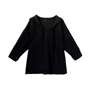 特大码卫衣女中长款宽松加绒200斤胖mm遮屁股加肥加大连帽上衣