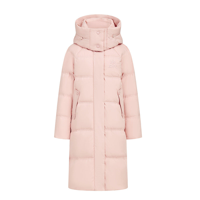 雪中飞中长款羽绒服女冬季2025新款韩版立领加厚保暖外套新年战袍