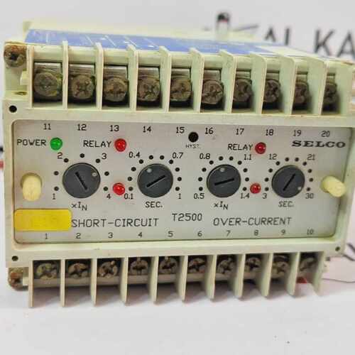 SELCO T2500-01 3-PHASE SHORT-CIRCUITOVER-CURRENT RELAY (FAST