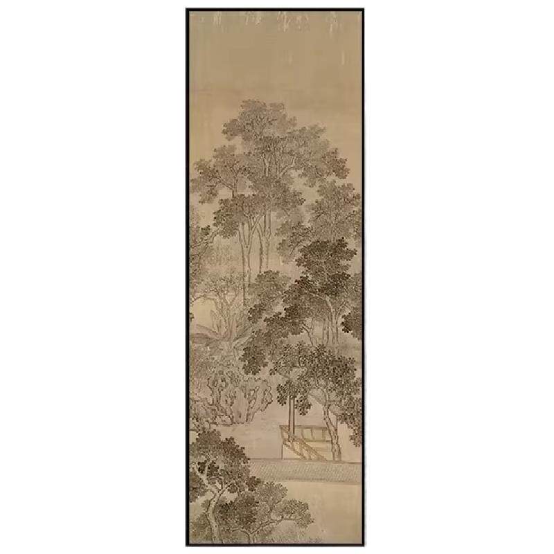 新中式山水画客厅装饰画宋代美学