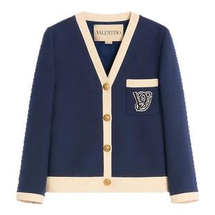 [季末优惠][礼物]华伦天奴VALENTINO女士 CREPE COUTURE 夹克