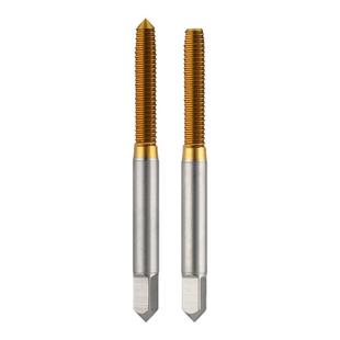 镀钛挤压丝锥无屑机用长牙丝锥含钴粉末合金不锈钢专用加长丝锥