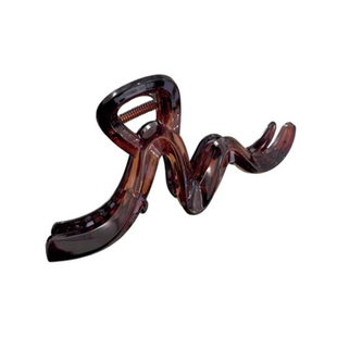 亚克力波浪抓夹女高级感2024新款发夹大号发量多鲨鱼夹后脑勺夹子