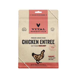 【340g猫冻干】VitalEssentials进口ve猫主食肉粒生骨肉