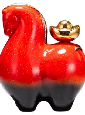 马上有钱招财办公室装饰品