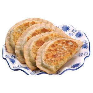 壹伊韭菜盒子韭菜粉丝饺子手工鸡蛋饼速冻营养早餐商用半成品420g