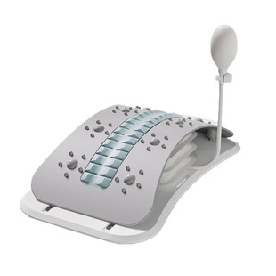 顶腰板腰椎舒缓器腰部托举牵引拉伸背部按摩器气囊调节脊柱矫正器