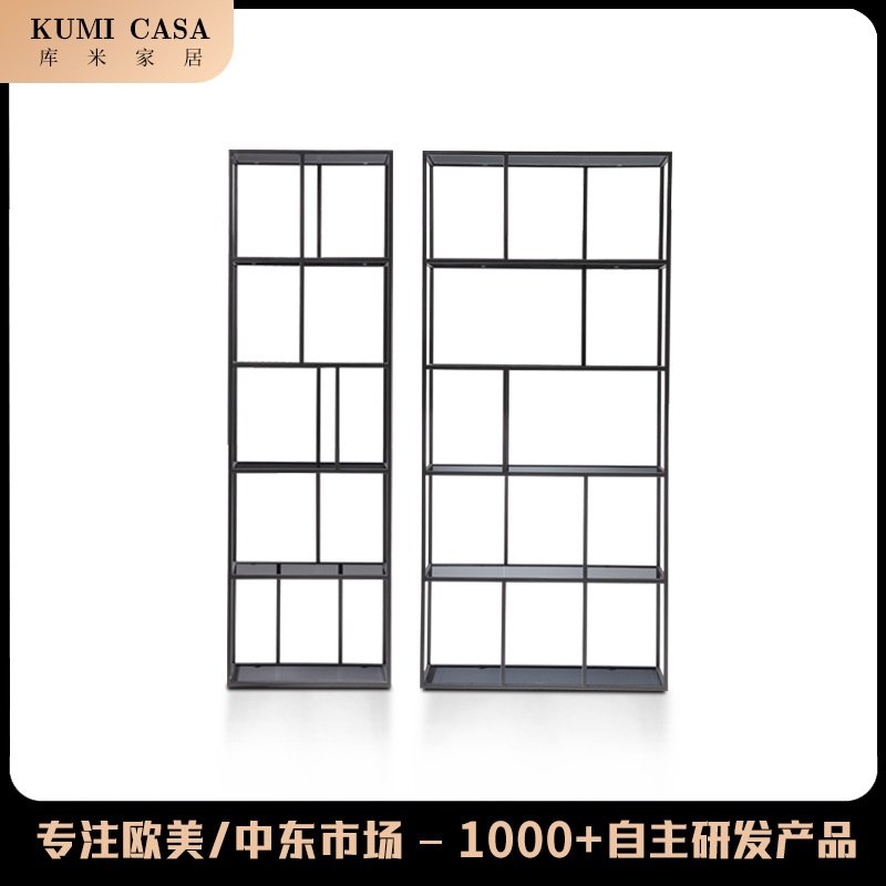 组合不锈钢落地陈列架玻璃服装店置物架轻奢酒柜透明展示柜收纳架