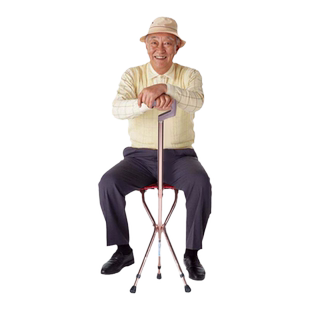 德国老人拐杖凳多功能防滑手杖椅凳子折叠便携轻便助步器可坐拐棍