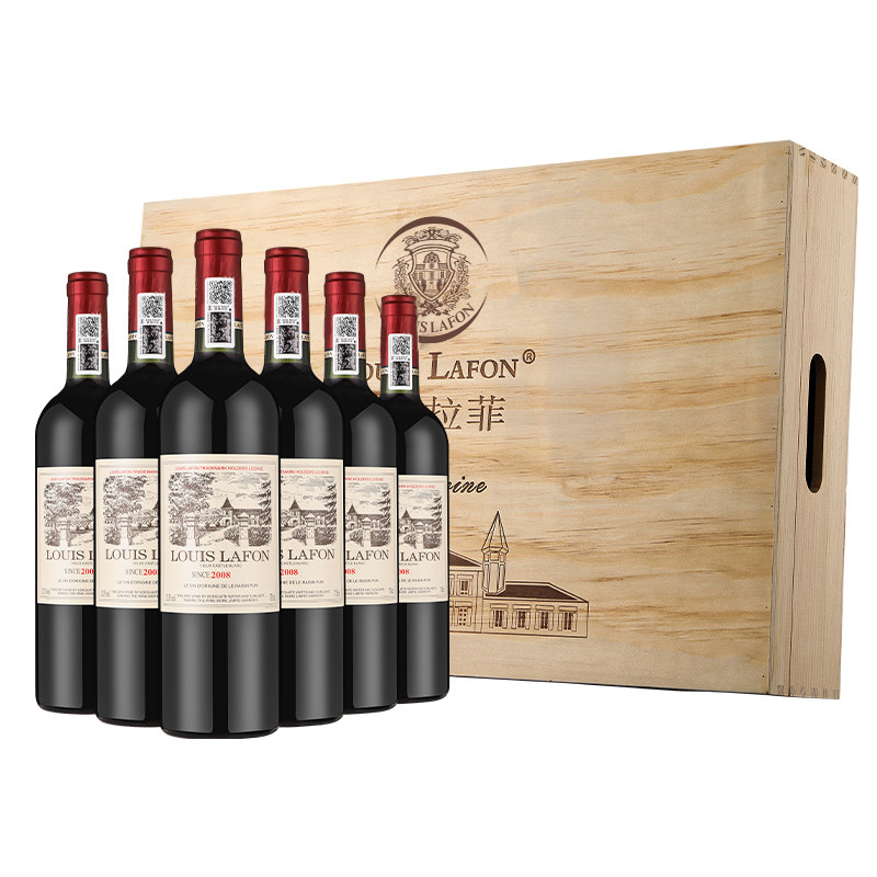 2008法国路易拉菲红酒整箱礼盒装