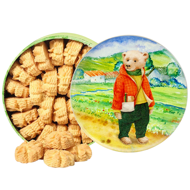 香港珍妮曲奇聪明小熊曲奇饼干