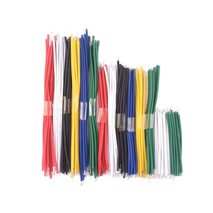 1007双头镀锡24AWG5/8/10CM 导线电子线连接线镀锡线14种组合