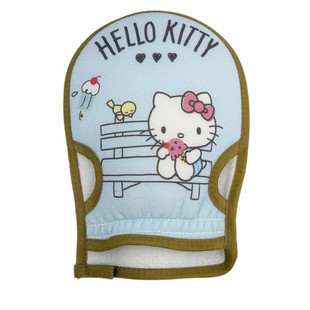 正版HelloKitty可爱浴花搓澡巾二合一女士无痛下泥洗澡巾沐浴手套