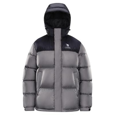 [迪丽热巴同款]骆驼羽神鹅绒羽绒服女冬季防风保暖羽绒衣厚外套男