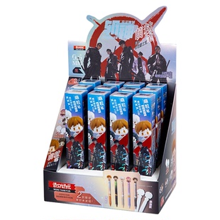 晨光 斩神之凡尘神域 萌粒盲盒按动中性笔0.5mm黑色子弹头潮玩萌酷饰件中小学生书写水笔AGPK7536文具