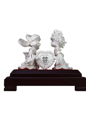 纯银永结同心结婚礼物送新人闺蜜