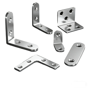 加厚角码固定器支撑架承重不锈钢衣柜隔板90度直角铁层板托连接件