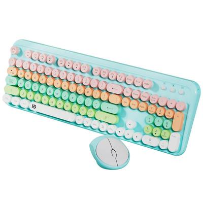 高颜值无线蓝牙三模机械键鼠套装