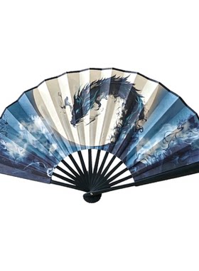 十寸绫绢中国风复古舞蹈演出扇