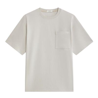 ZIOZIA微阔正肩短袖T男装