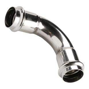 304水管配件不锈钢接头卡压式管件90度弯头冷热水管给水管道