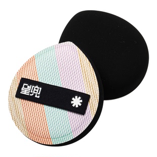 星兜怦怦粉扑硬弹棉花糖气垫粉扑粉底液专用