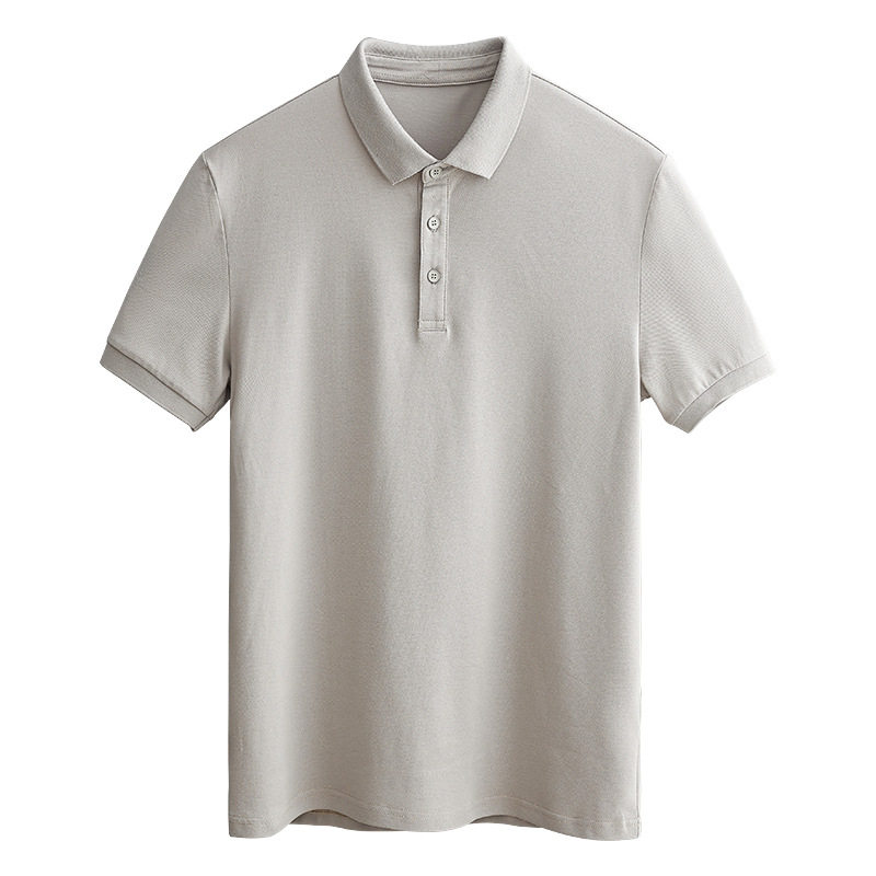 休闲polo纯白色短袖夏季