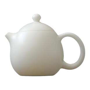 德化冰种羊脂玉白瓷高端猪油白手工精密泡茶壶龙蛋壶西施壶能旋转