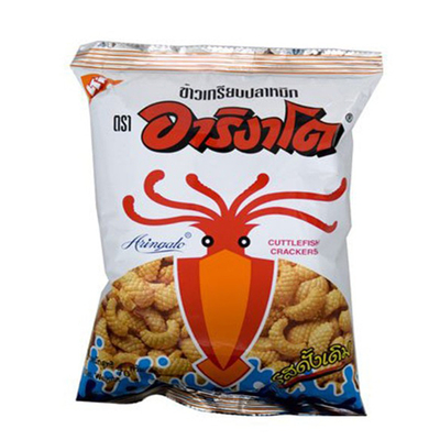 泰国cuttlefish膨化香脆墨鱼饼干