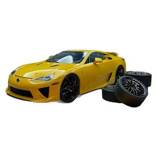 威尔1:18 雷克萨斯凌志LFA街版 合金仿真 汽车模型轮毂套装收藏品