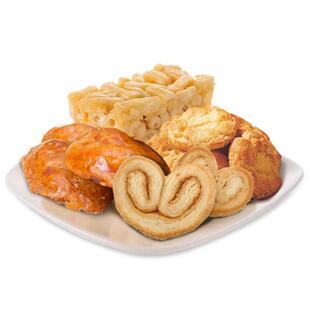 喜万年年顺德特产零食传统糕点鸡仔饼小吃沙琪玛港式蝴蝶酥饼干