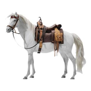 JXK 1/6西部大镖客仿真马模型树脂动物摆件兵人坐骑骏马高级手办