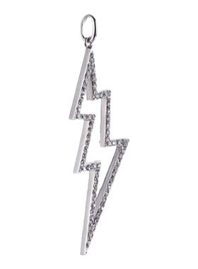 CISSY SHI【刘雯同款】珍珠链条闪电项链金银色镀金颈链男女同款