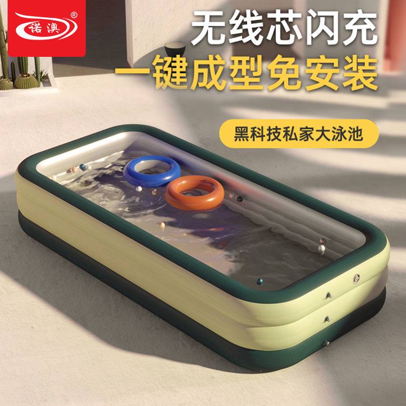 充气游泳池家用可折叠游泳桶宝宝儿童家庭洗澡水池大人小孩泳池