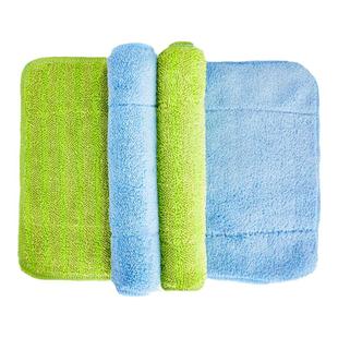 夹板拖把替换布双面加厚拖地布家用墩布地拖布条平板夹固通用配件