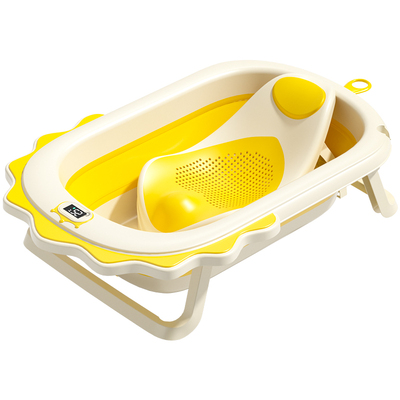 触屏感温三倍加厚秒折叠狮子浴盆