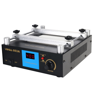 谊华853A恒温无铅预热台BGA返修台加热台热风枪烙铁拆焊台三合一