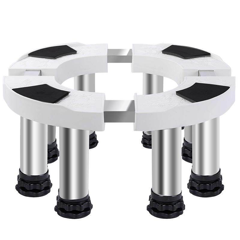 贝石适用于美的空调底座圆形立式柜机架圆柱室内机垫高加高托架减