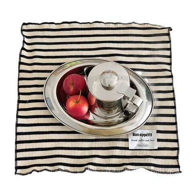 自制ins风韩式华夫格餐垫