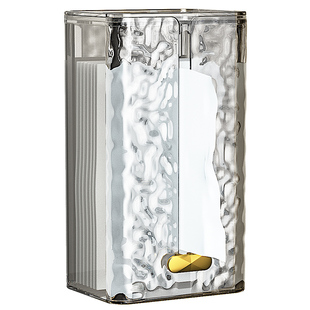 冰川纹纸巾盒壁挂式抽纸盒家用厨房餐巾纸盒子轻奢风洗脸巾收纳盒