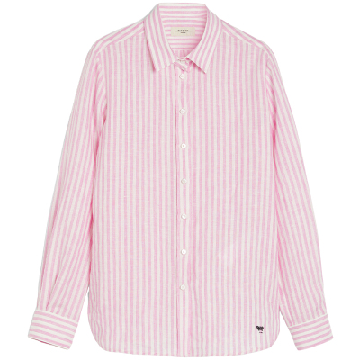【甄选惠享】Weekend MaxMara 女装条纹亚麻衬衫5111055206