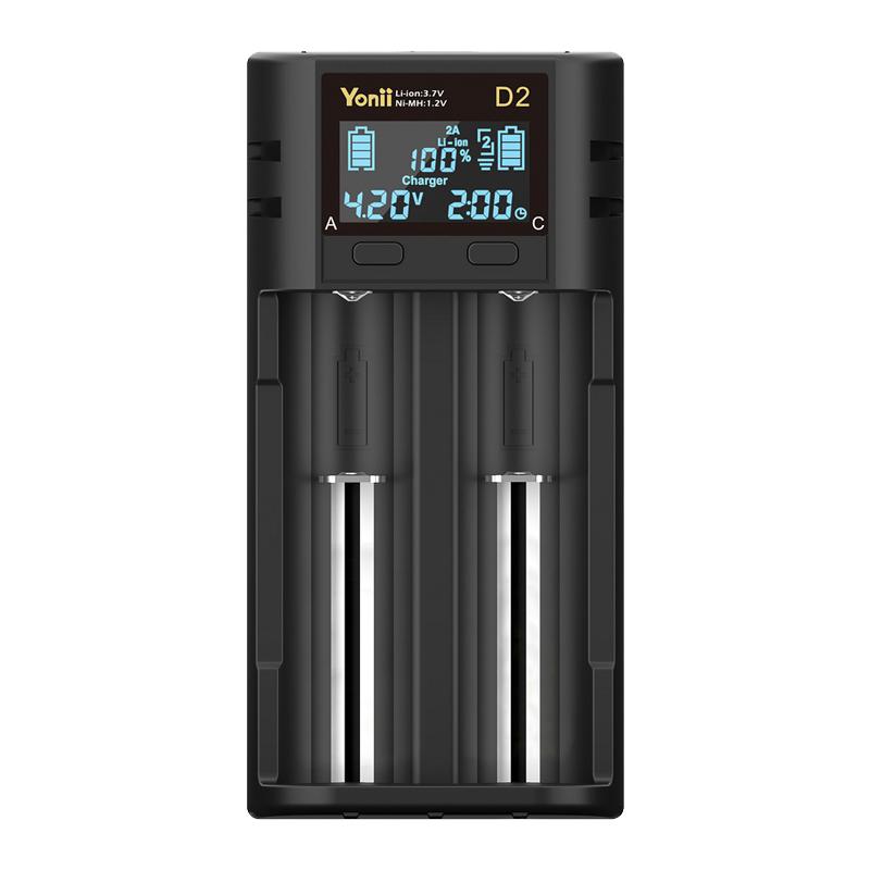 TypeC18650锂电池双槽充电器