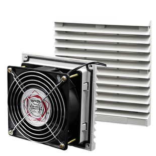 通风过滤网组ZL-803防尘罩ZL-150配电机柜散热风扇百叶窗FB9803