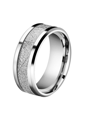 情侣钛钢戒指小众设计