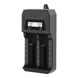 18650充电器usb双槽双充26650智能锂电池充电器3.7v 21700快充2A