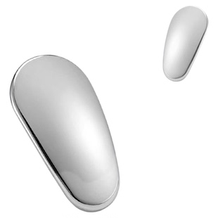 眼镜鼻托纯钛防脱落神器金属硅胶空气超轻鼻子垫镜托眼睛配件鼻垫