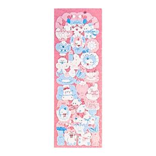 1000张不重复咕卡贴纸便宜女孩儿童手帐镭射贴画随心配大套装古卡手账粘贴手杖骨卡咕咔和咕盘全套估卡贴贴纸