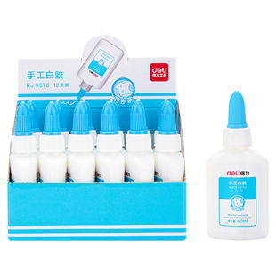 得力白胶学生手工胶水木工白胶白乳胶diy手账幼儿园儿童液体胶水