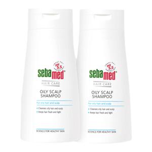 sebamed施巴控油洗发露男女士德国清洁护发洗头水膏液400ml*2瓶
