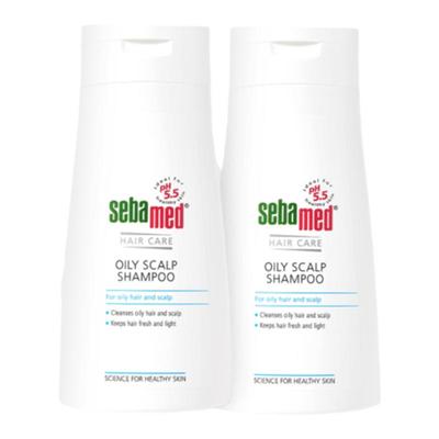 施巴控油洗发露洁净油脂400ml*2